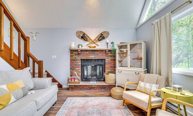 Tobyhanna Casa | 15 Mi to Ski Resort: Home w/ Fire Pit in Tobyhanna