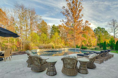 McCain Casa | 15 Mi to UNC Elegant Retreat with Patio and Pavilion!