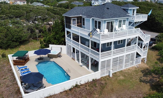 Duck Casa | 150' to Beach Access * Private Pool