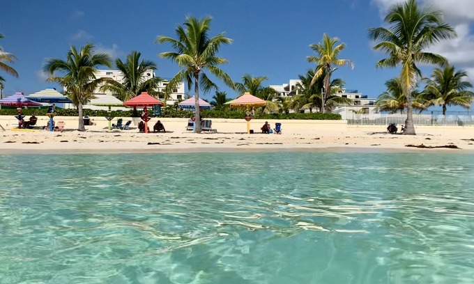 Discovery Bay Condominio | Gran Bahama Coral Beach Condo 1503. Ofrece vistas al mar y puestas de sol románticas!