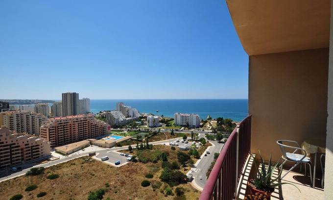 Praia da Rocha Apartamento | Piso 16 Clube Praia Mar Apartamento con espectacular vista al mar y al río