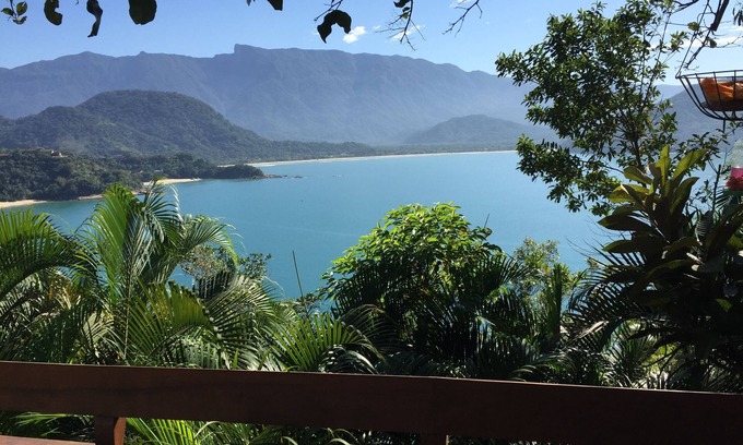 Praia Vermelha Casa | Vista al mar de 180 grados en la península privada