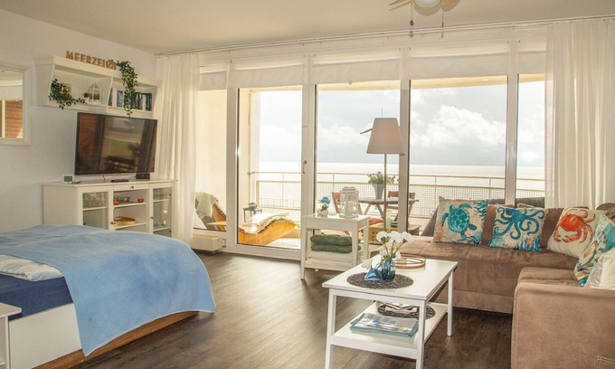 Innenhafen Apartamento | 189 Apartment Meerzeit - Meerzeit Apartment mit Südbalkon und Meerblick