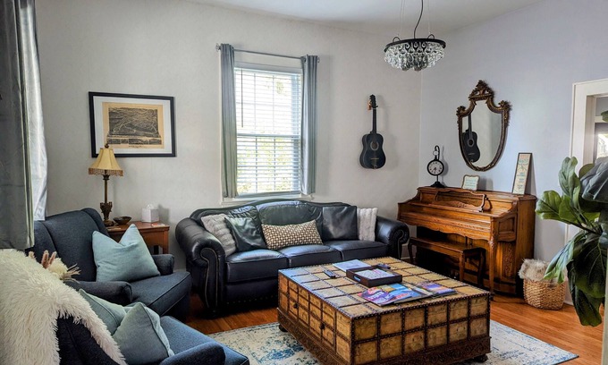 Woodfin Casa | 1920s bungalow near river, 8 min to DT AVL!