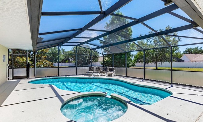 Orange Tree Villa | #196-Fantastic 6 bed villa with own private pool and spa with no rear neighbors