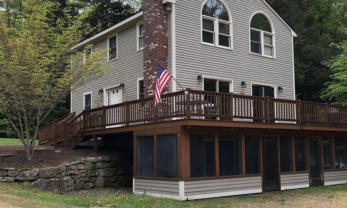 Gilmanton IW Casa | 1994 Blt, Acceso para discapacitados con aire acondicionado central - Crystal Lake Nh