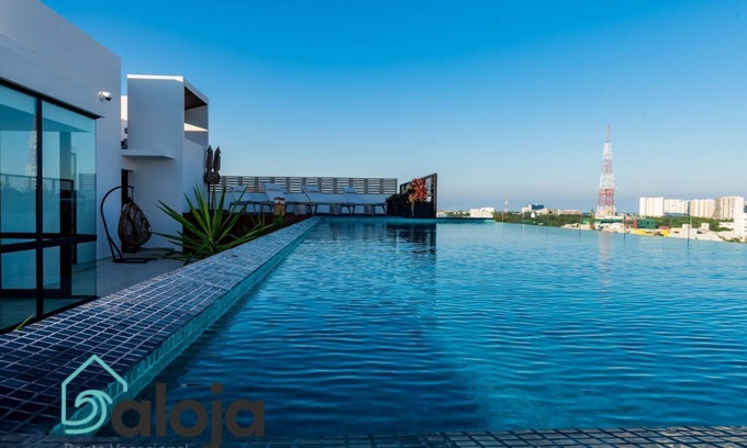Downtown Cancun Apartamento | 1B - Elegant studio with elevator