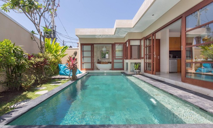 North Legian Villa | BBV, Villa de 1 habitación, cerca de la playa de Padma, Legian;