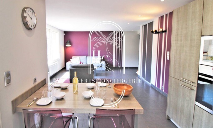 Le Pradet Apartamento | 1er étage Coquet 3 pièces 3 étoiles à 700m la mer PK CLiM WiFi Le pradet