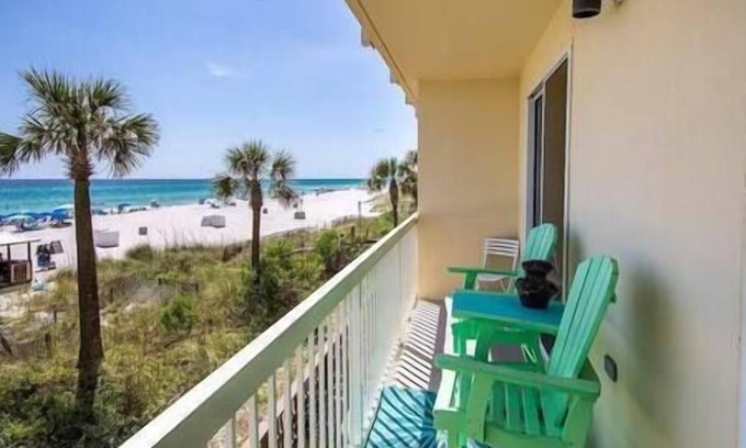Miramar Beach Condominio | 1st Floor on the Beach & Free Beach Chair Service!
