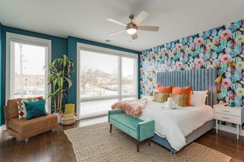 South Nashville Casa | 2 5 miles to DWNTN 3 King Beds - Garage Parking