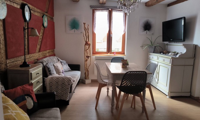 Ribeauville Apartamento | Apartamentos de 2 **** 3 dormitorios 2 baños para 6 personas Coeur de Ribeauvillé