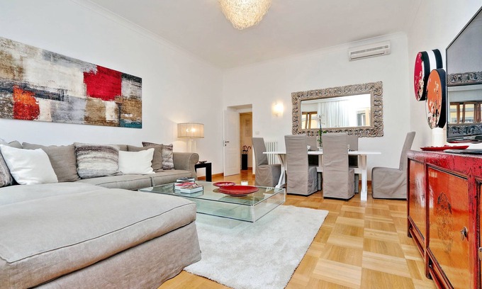 Rione IV Campo Marzio Apartamento | 2 apartamentos en el mismo edificio 1+3