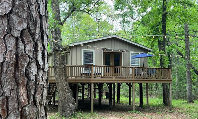 Montgomery Casa | 2 BDRM Treehouse Hideout- Lake Conroe with Boat ramp