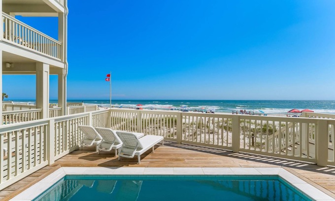 West Panama City Beach Casa | 2 Beach Houses -Direct Beachfront, Sleeps 24, 2 Pools, West End