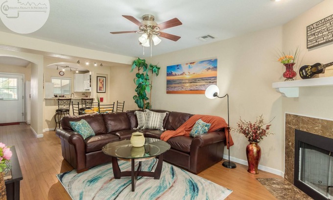 Alta Mesa Casa | 2 Bed/2.5Bath Poolside Getaway w/ Fireplace, Private Patio