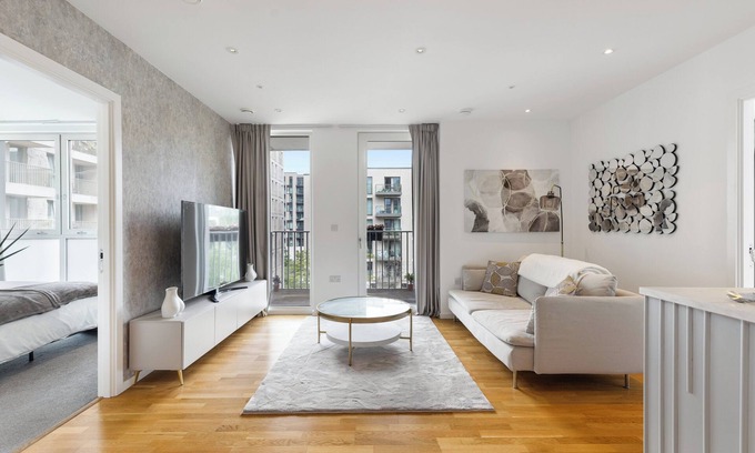 Stratford Apartamento | 2 Bed-Sleeps 4-Balcony-Family Friendly
