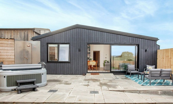 Widemouth Bay Cabaña | Alojamiento de 2 habitaciones en Langford Hele, near Marhamchurch