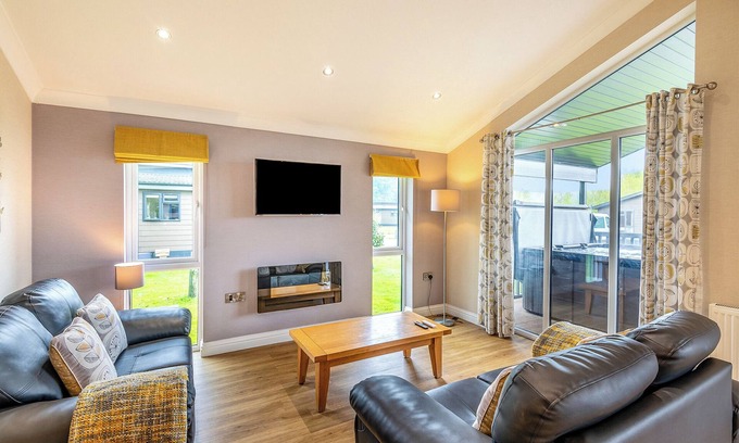 Woodhall Spa Chalet De Esquí | Alojamiento de 2 habitaciones en Woodhall Spa
