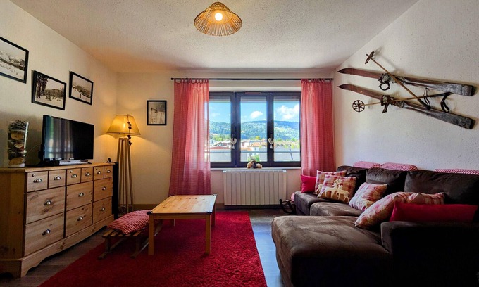 Travexin Apartamento | Apartamento 2 dormitorios, máx 6 pers, cerca de estaciones y centro de Cornimont