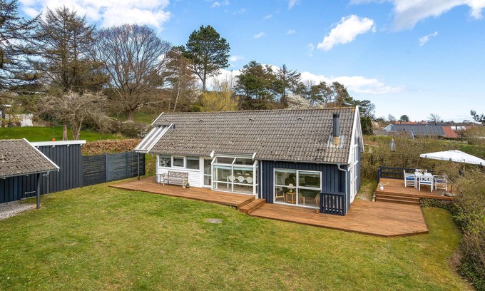 Lyngsbæk Strand Casa | Acogedora casa en Ebeltoft con sauna