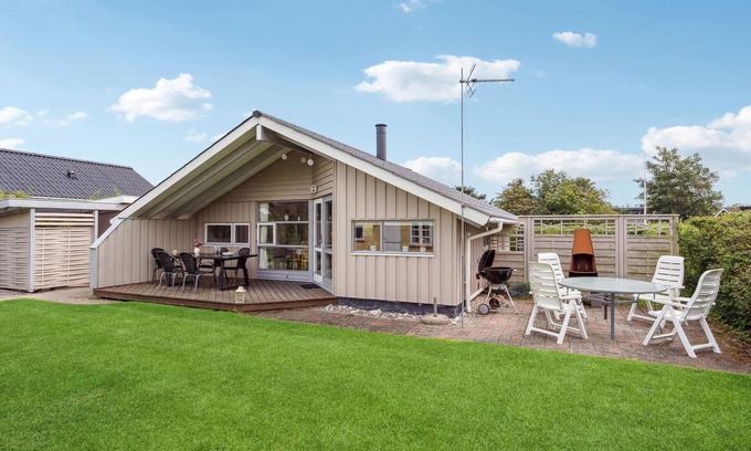 Hasmark Strand Casa | Bonita casa en Otterup con cocina
