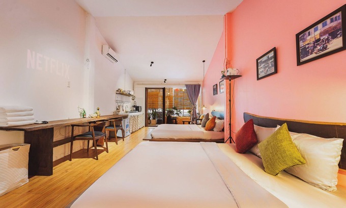 Downtown Ho Chi Minh City Apartamento | 2 Beds Saigon Retro Stay In District 1