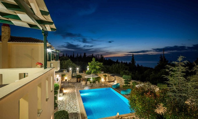 Agios Nikitas Villa | Agios Nikitas, 2 nuevas villas con piscina, piscinas exclusivas, a 3 minutos de las playas, vistas al mar
