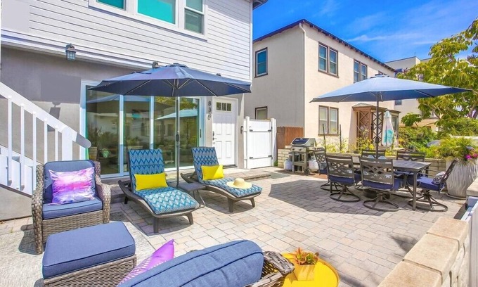 South Mission Beach Condominio | 2 Houses to Beach * Exclusive Patio * Dog OK