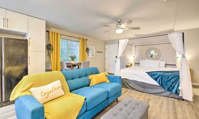 Tempe Apartamento | 2 Mi to ASU: Studio w/ Private Hot Tub in Tempe