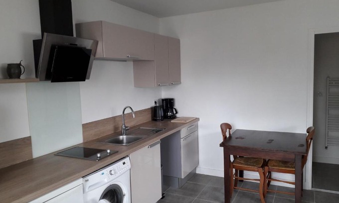 Larmor-Plage Apartamento | 2 pièces avec accès piscine intérieure