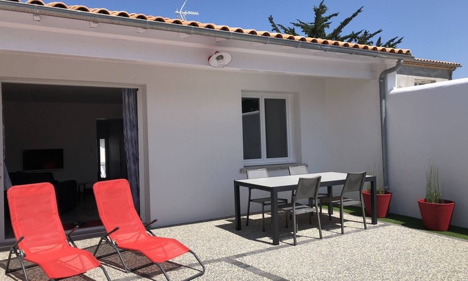Rivedoux-Plage Casa | 2 private terraces - all on foot - week suppl -50€
