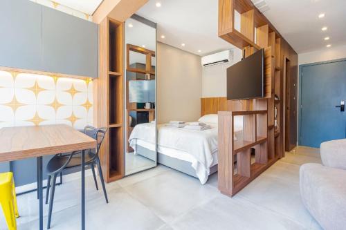 Pinheiros Apartamento | 2 quadras metrô Oscar Freire com garagem, piscina e coworking