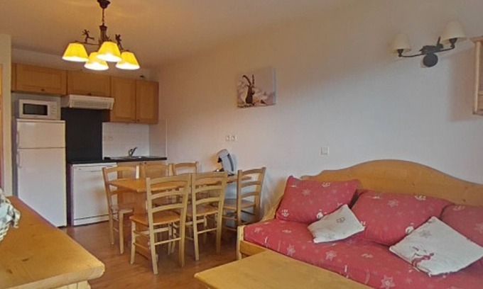 Orcieres-Merlette Apartamento | 2-room apartment, 6 people, pool, parking, near slopes