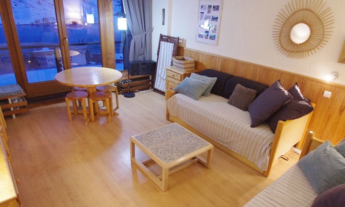 Tignes le Lac Apartamento | Apartamento 2 piezas para 5 personas, balcón con vista al lago, en Tignes