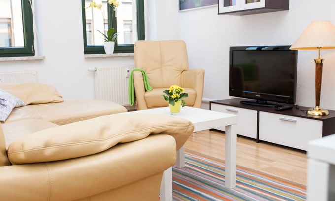 Anger-Crottendorf Apartamento | Apartamento de 2 habitaciones, cocina, baño, balcón, televisión por cable, internet inalámbrico, tranquilo - cerca del centro de la ciudad