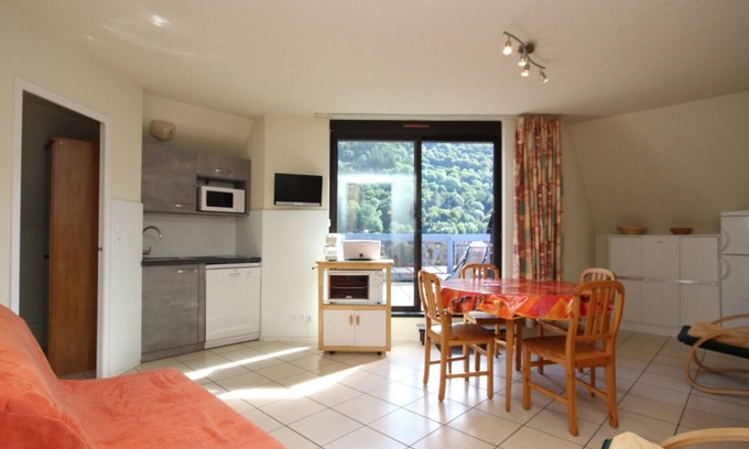 Mont-Dore Apartamento | Mont-Dore T2 con Terraza, Aparcamiento y Cocina equipada