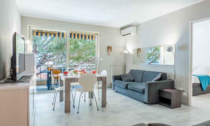 Pointe Croisette Apartamento | 2-Room Apartment with Terrace, Sea View