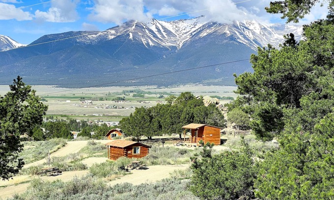Buena Vista Cabina | 2 Room Dry Camping Cabin. Sleeps up to 6.