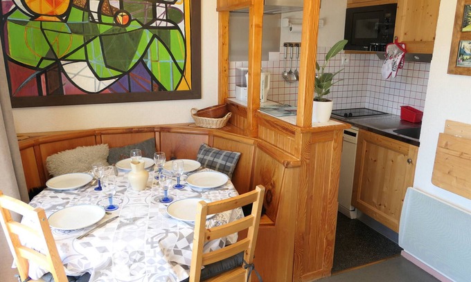 Saint-Gervais-les-Bains Apartamento | Apartamento 2 piezas cabina para 6 con piscina, tranquilo, Saint-Gervais-les-Bains