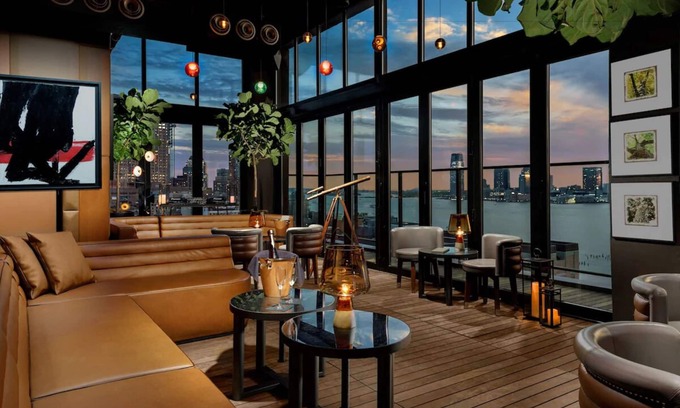 Hudson Square Hotel | 2 Rooms in Modern Art-Industrial Hotel w/ Cuban-Styled Bar & Bohemian Chic Vibe