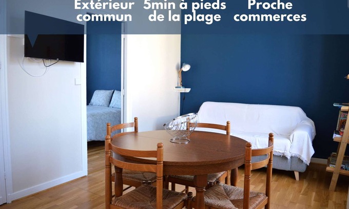 Asnelles Apartamento | 2 steps from the beach - Centre d'Asnelles