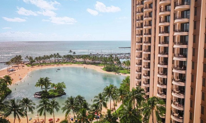 Waikiki Complejo | Penthouse de 2 pisos, 3 habitaciones, 3 baños, vista al mar - Lagoon Tower HGVC Hawaiian Village