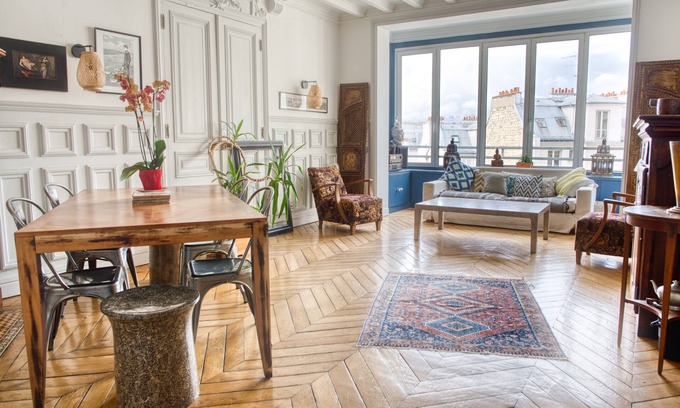Saint-Vincent-de-Paul Apartamento | 200 m² con vistas al Sacre Coeur y los tejados de París