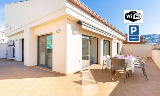Roses Town Center Apartamento | 2000-FRANCESC MACIA Ático con wifi cerca de la playa