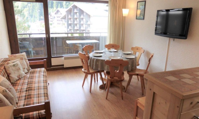 Les Contamines-Montjoie Apartamento | A 200m de las pistas de esquí, 2.o piso, balcón, tv, local para esquís, 41m²