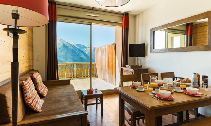 Pla d'Adet Apartamento | 200m del centro estación, fitness, piscina, sauna, hammam, balcón, parking, tv, local para esquís