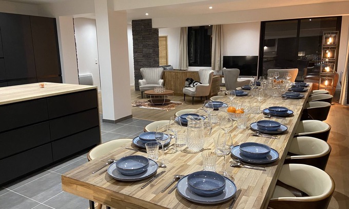 Flaine Apartamento | 200m² apartment at the foot of the slopes sleeps 15