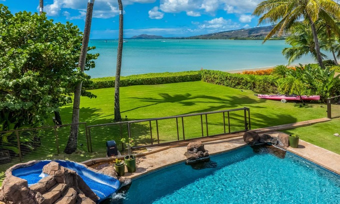 Portlock Casa | 201 Portlock Rd by Gather: 4BR Beachfront Villa w/ Pool, Oceanviews & Hot Tub