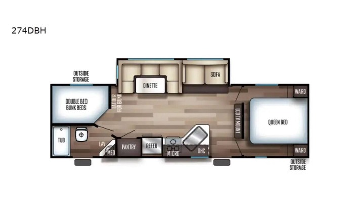 Winchester Casa | 2019 Forest River RV - California Cherokee 274DBH